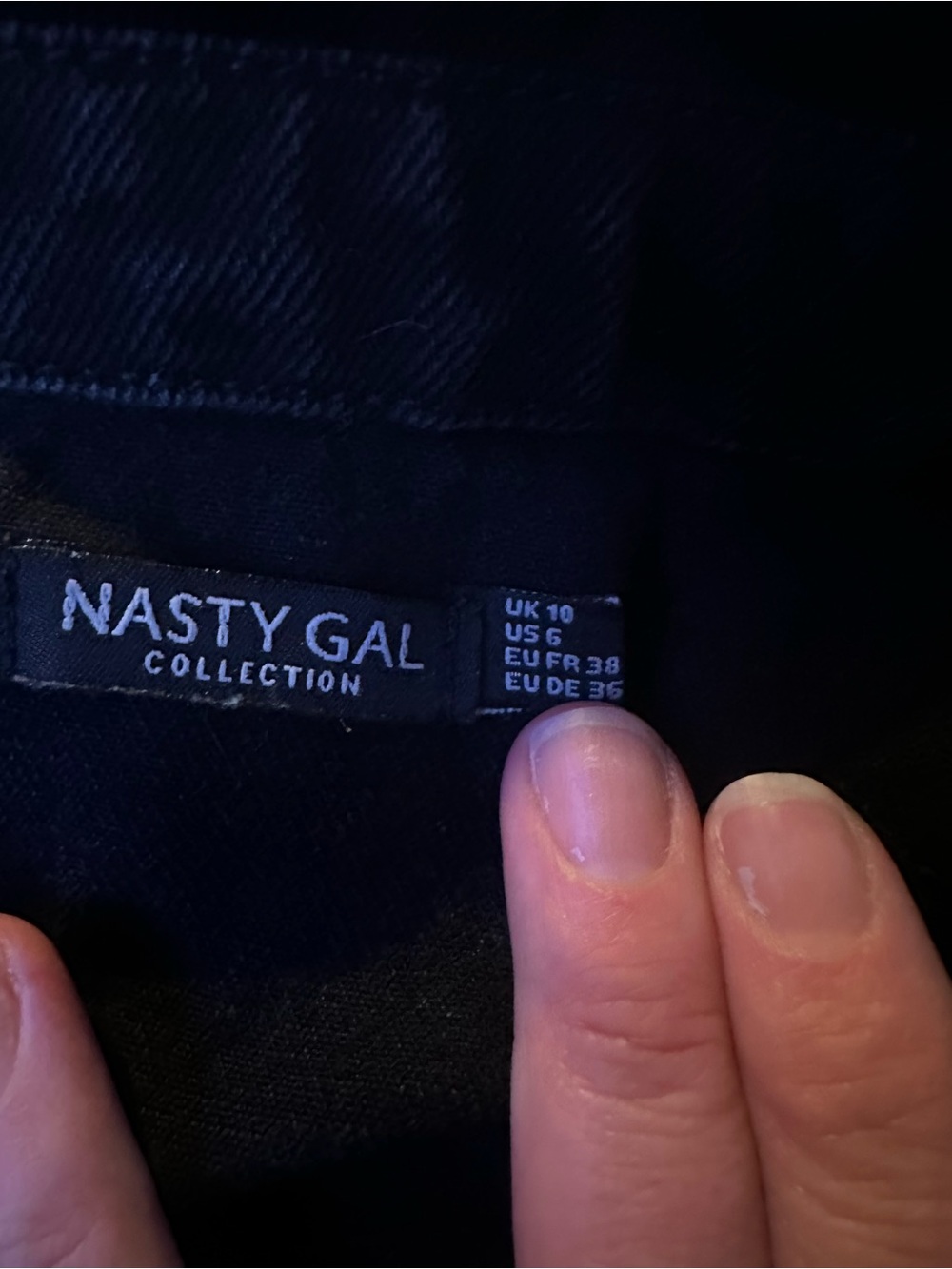 Nasty Gal black denim boiler suit - Picture 5 of 9